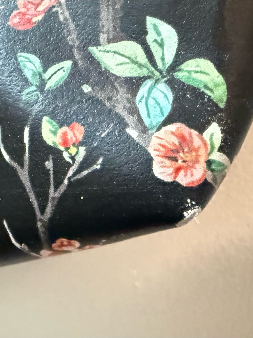 Clare V floral zip top tote - Picture 6 of 7